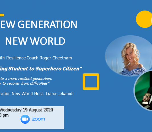 New webinar “Struggling Student to Superhero Citizen” 19.08.2020