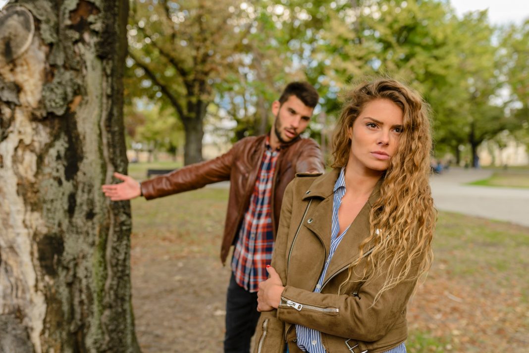 Realtionship problems in the public park